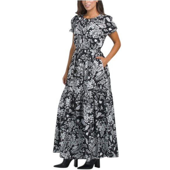 Sugarlips Dresses & Skirts - SUGAR LIPS Pine Hill Floral Becca Tiered Maxi Dress